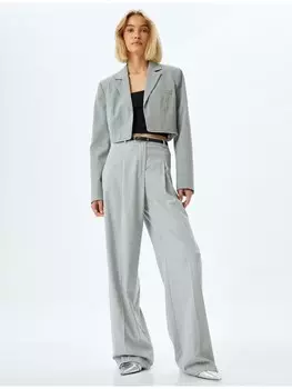 Тканевые брюки KOTON Hose, серый