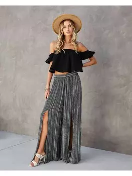 Тканевые брюки LA Angels, антрацит