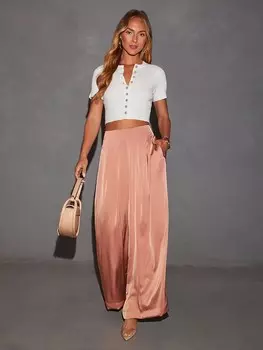 Тканевые брюки LA Angels, розовый