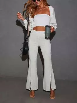 Тканевые брюки LA Angels, светло-серый