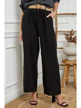 Тканевые брюки La Compagnie Du Lin, черный