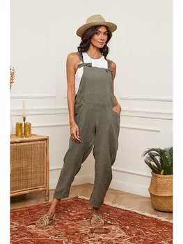 Тканевые брюки La Compagnie Du Lin, оливковый