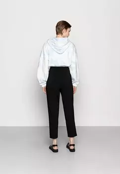 Тканевые брюки LADIES HIGH WAIST CROPPED Urban Classics, черный