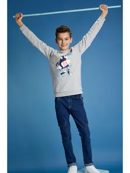 Тканевые брюки lamino Cargo, цвет Jeansblau