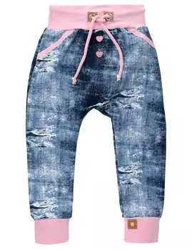 Тканевые брюки Land Juwelen Handmade, цвет blau rosa