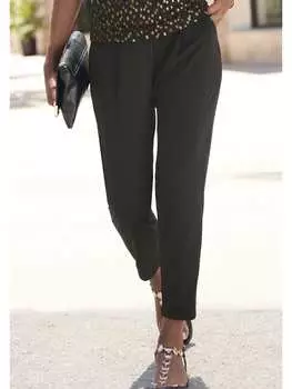 Тканевые брюки LASCANA, черный