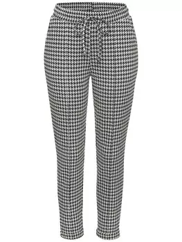 Тканевые брюки LASCANA, цвет creme-schwarz gemustert