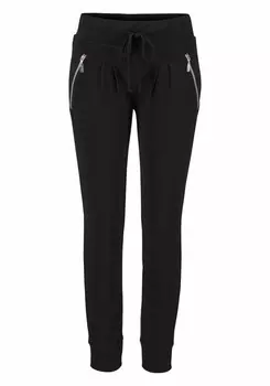 Тканевые брюки LAURA SCOTT Tapered Pants, черный