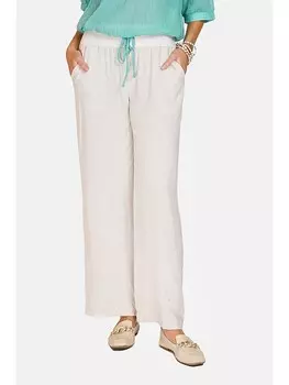 Тканевые брюки Le Jardin du Lin, кремовый