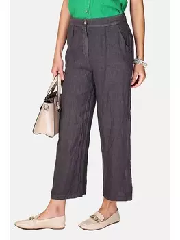 Тканевые брюки Le Jardin du Lin, серый