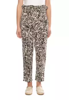 Тканевые брюки Le Temps Des Cerises "SHORT FEMME PAGODE" с модным узором, цвет Natur