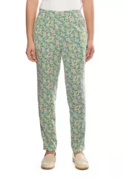 Тканевые брюки Le Temps Des Cerises "SHORT FEMME PAGODE" с цветочным узором, цвет Natur