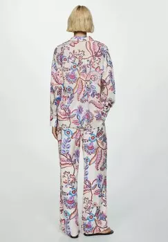 Тканевые брюки LENA Mango, кремовый