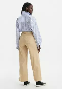 Тканевые брюки Levi's, бежево-пестрый
