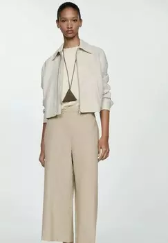 Тканевые брюки LINOVIS Mango, бежевый