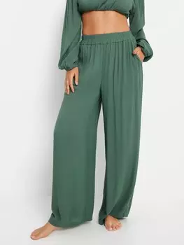Тканевые брюки LSCN by LASCANA Wide leg Pants, оливковый