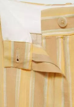 Тканевые брюки LUISMA Mango, светло-желтый