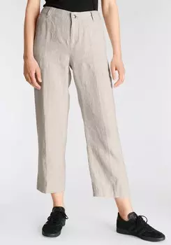 Тканевые брюки MAC Loose fit Pants Nora, кремовый