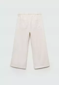 Тканевые брюки MADISON Mango Kids, кремовый