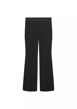 Тканевые брюки MANGO Boot cut Pants Bengal, черный