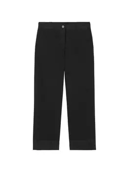 Тканевые брюки Marc O'Polo loose cropped, черный