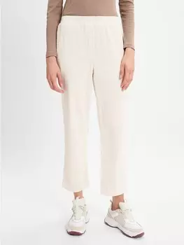 Тканевые брюки Marie Lund, экрю