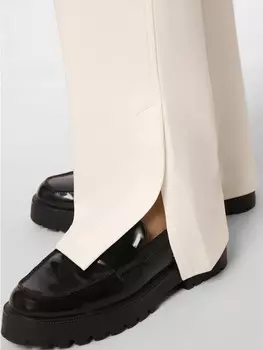 Тканевые брюки Marie Lund, экрю