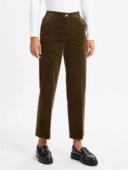 Тканевые брюки Marie Lund Cordhose, оливковый
