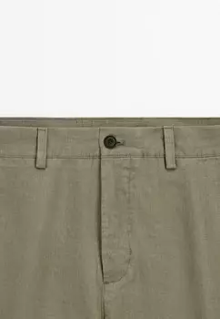 Тканевые брюки Massimo Dutti, бежевый