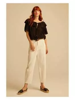 Тканевые брюки & me, белый