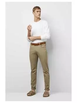 Тканевые брюки Meyer, коричневый