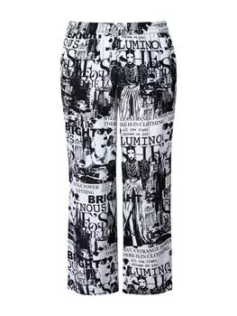 Тканевые брюки MIAMODA, черный