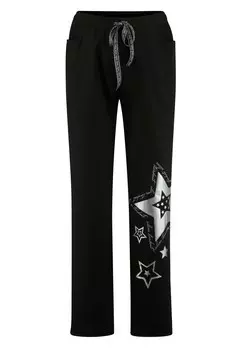 Тканевые брюки MIAMODA Loose fit Pants, черный