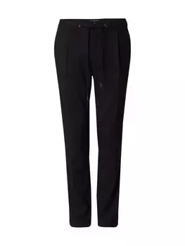 Тканевые брюки Michael Kors Regular Pleat-Front Pants TECH TROP COMFORT, черный