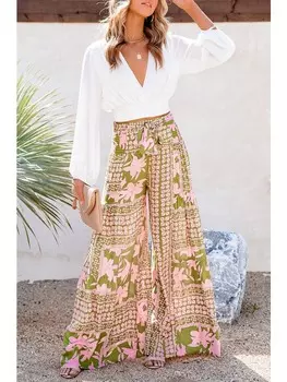 Тканевые брюки Milan Kiss, цвет khaki/rosa