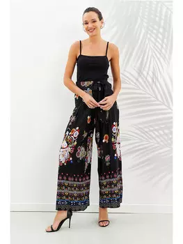 Тканевые брюки Milan Kiss, цвет schwarz/rot/beige