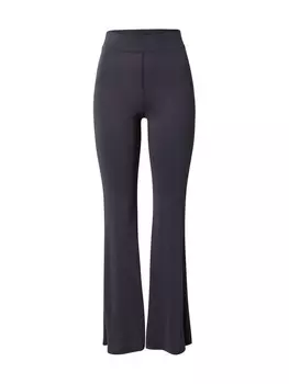 Тканевые брюки Monki Flared Pants, черный деним