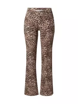 Тканевые брюки Monki Flared Pants, цвет brown/light brown