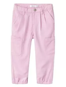 Тканевые брюки name it Bella, розовый
