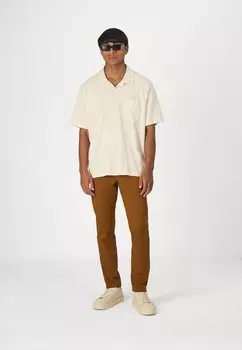 Тканевые брюки NEW MILES FLEX Selected, коричневый