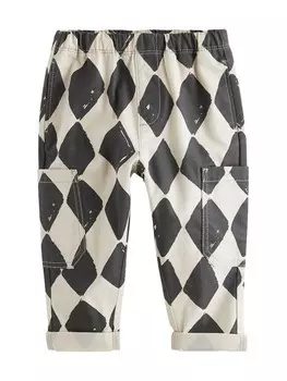Тканевые брюки Next Loose fit Pants, черный