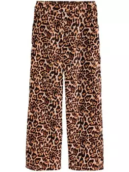 Тканевые брюки Next Loose fit Pants, коричневый