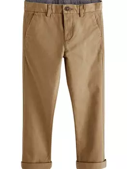 Тканевые брюки Next Regular Pants, бежевый