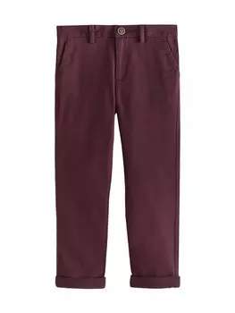 Тканевые брюки Next Regular Pants, бордовый