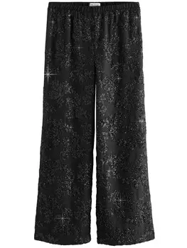 Тканевые брюки Next Regular Pants, черный