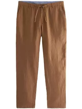 Тканевые брюки Next Regular Pants, коричневый