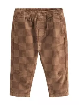 Тканевые брюки Next Regular Pants, коричневый