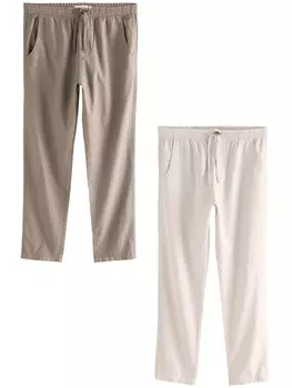 Тканевые брюки Next Regular Pants, светло-серый
