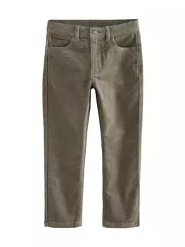 Тканевые брюки Next Regular Pants, зеленый