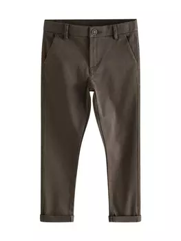 Тканевые брюки Next Skinny Pants, коричневый